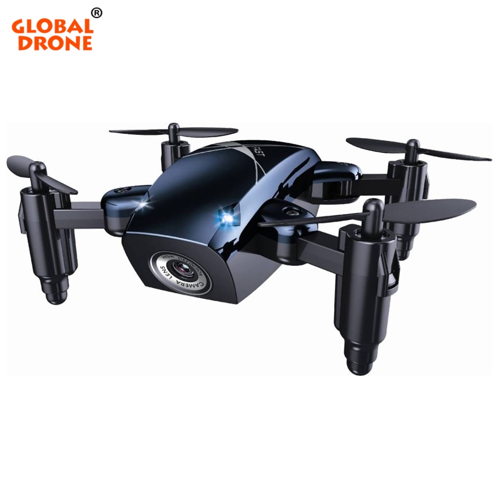 Global Drone S9W/S9M Mini RC Pocket Drone Selfie Quadcopter Headless Modus Hoogte Houden met 2MP HD Camera RTF Voor Kid