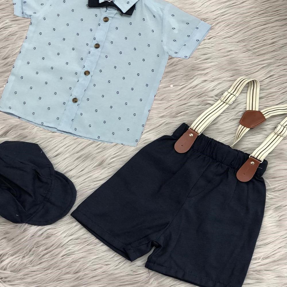 Size Kleding Sets Vier Stukken Hoed Gratis 9M 12M 18M 24M Jongens Kleding Sets Voor De Zomer tiener Jongens Kleding Kleding