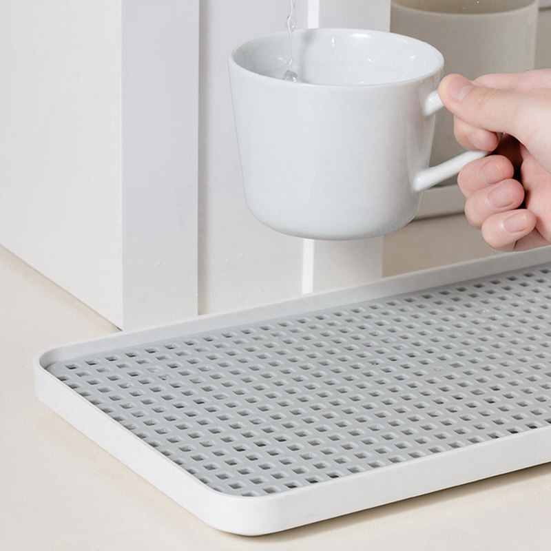 Cup Drain Tray Kitchen Utensil Drying Plastic Drip Tray Organizer Tray Eco-Friendly Home Kitchen Supplies