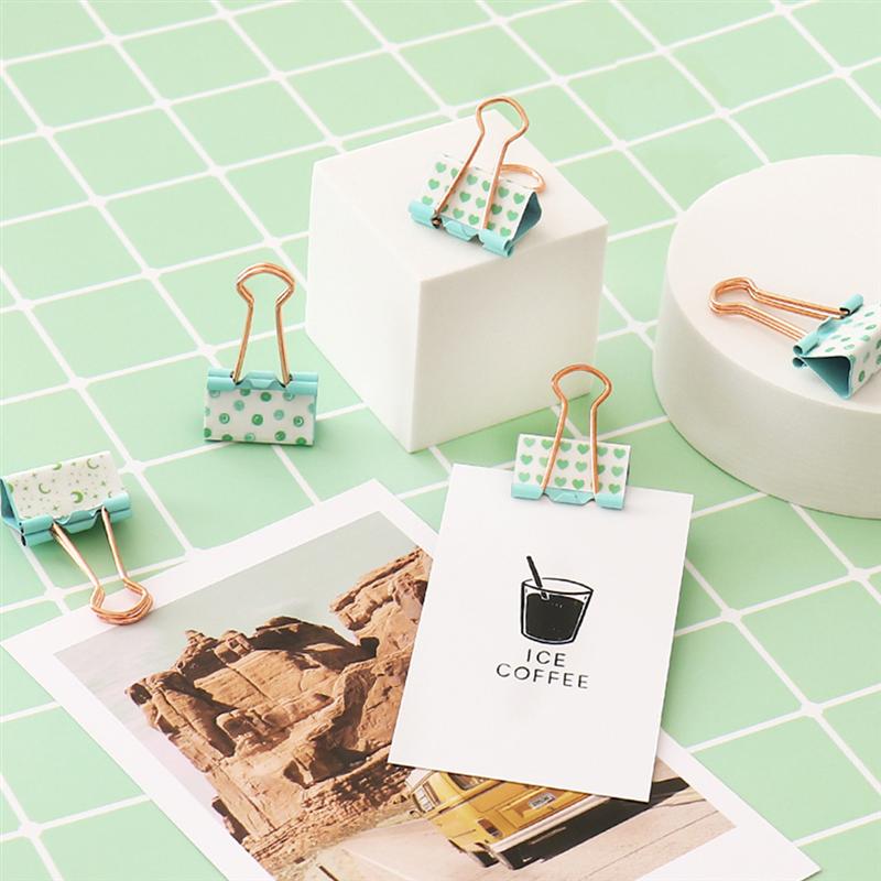 12pcs Practical Organizing Clamps Paper Binder Clip Metal Binder Clips Office File Clamps for School Home Office