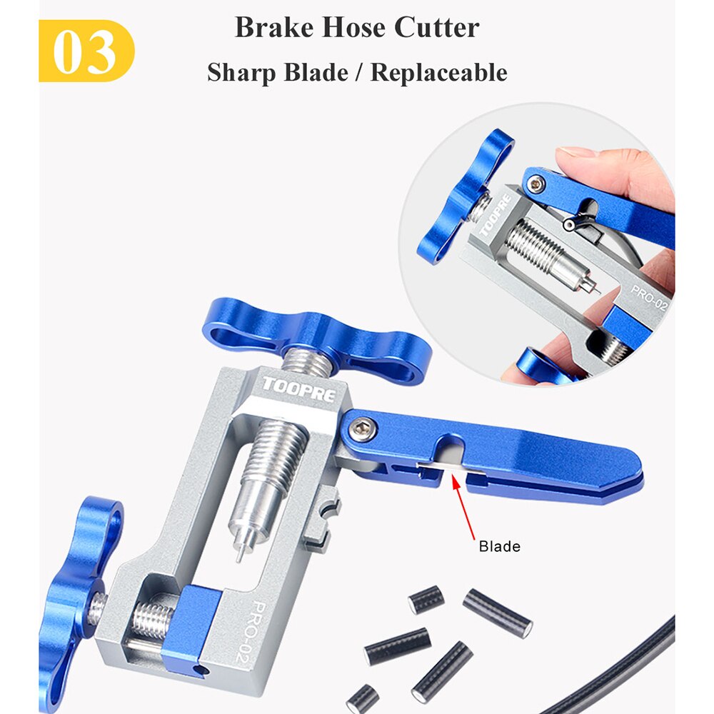 2 in 1 Bicycle Needle Driver Hydraulic Hose Cutter MTB Bike Disc Brake Connector install Tools Fits BH59/90/AVID/Banjo