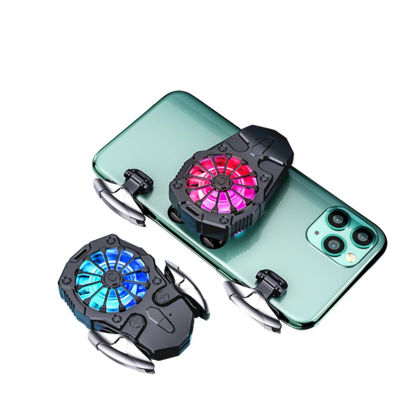2021 novo telefone móvel usb jogo cooler sistema ventilador de refrigeração gamepad suporte do radiador para iphone xiaomi huawei samsung telefone