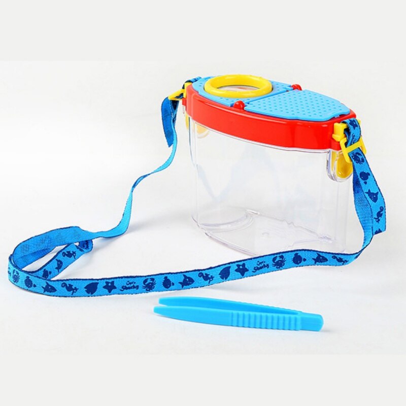 Bug Magnifier Children Insect Observation Viewer Magnifying Box Educational Exploration Tool Random Color: Default Title