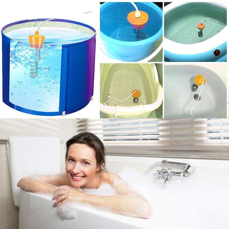 3000W Bucket Water Heater Floating Water Heater Immersion ss Boiler with Leakage Protection Switch/Thermometer