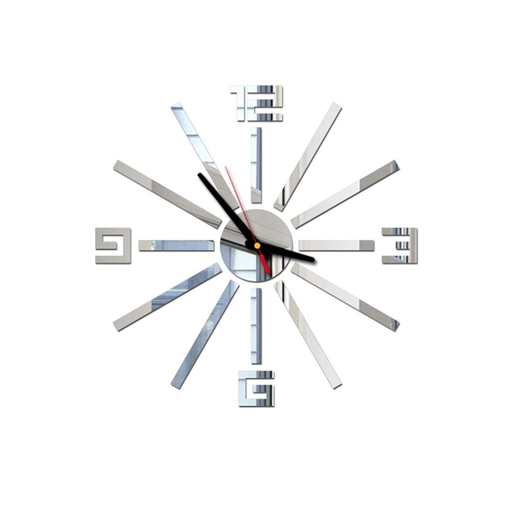 Simplicity Quartz clocks watches wall clock rushed mirror sticker living room decor Acrylic clock z0315: d