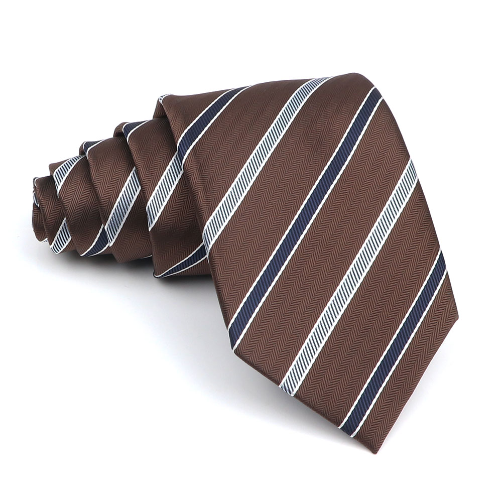 Nouvelle cravate rayée hommes 8cm cravates affaires nouvel an classique cravate accessoires de bureau hommes Costume usage quotidien fête de mariage: Rouge