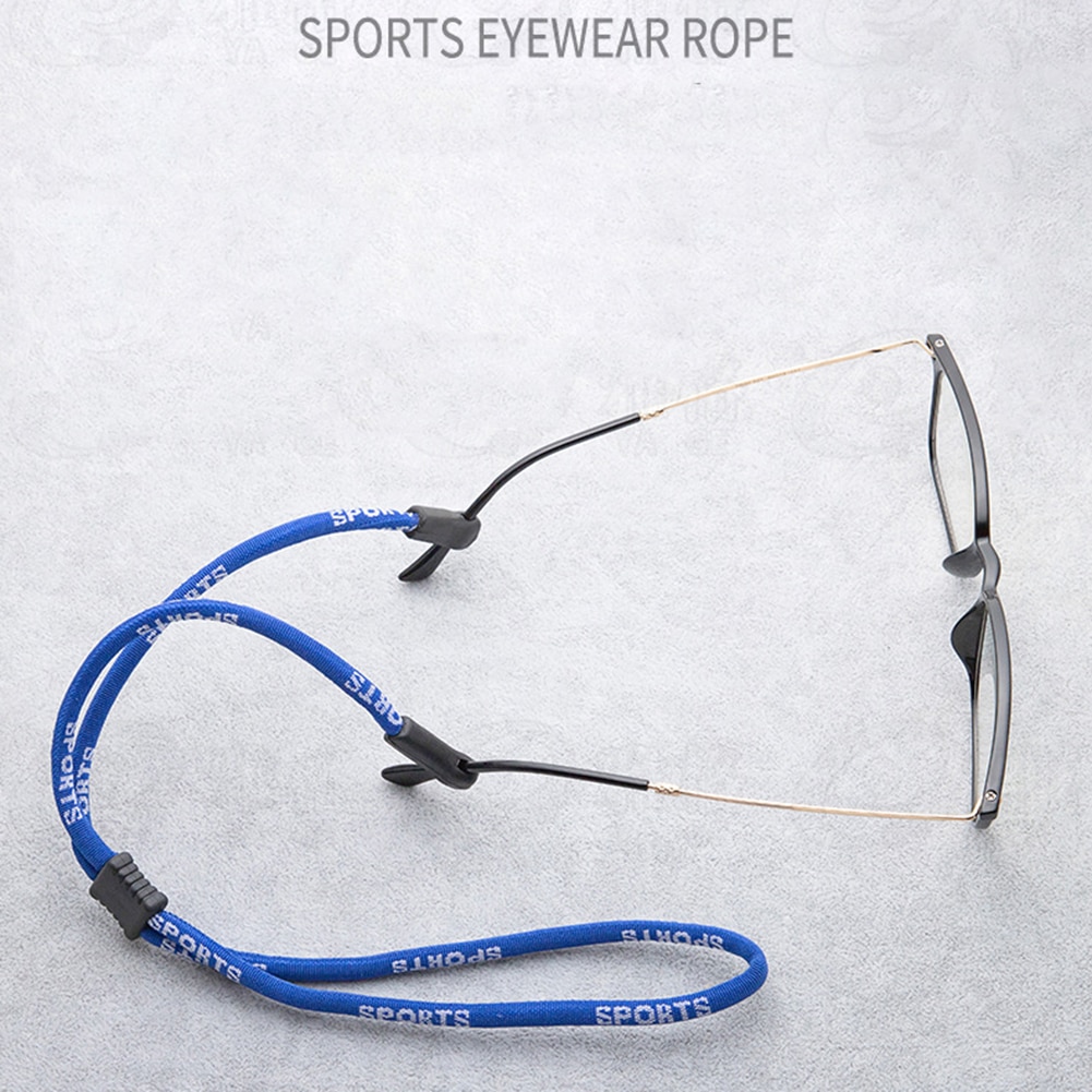 Chaîne de lunettes de soleil antidérapantes, cordon de lunettes de Sport, corde de cou réglable, accessoire de bande