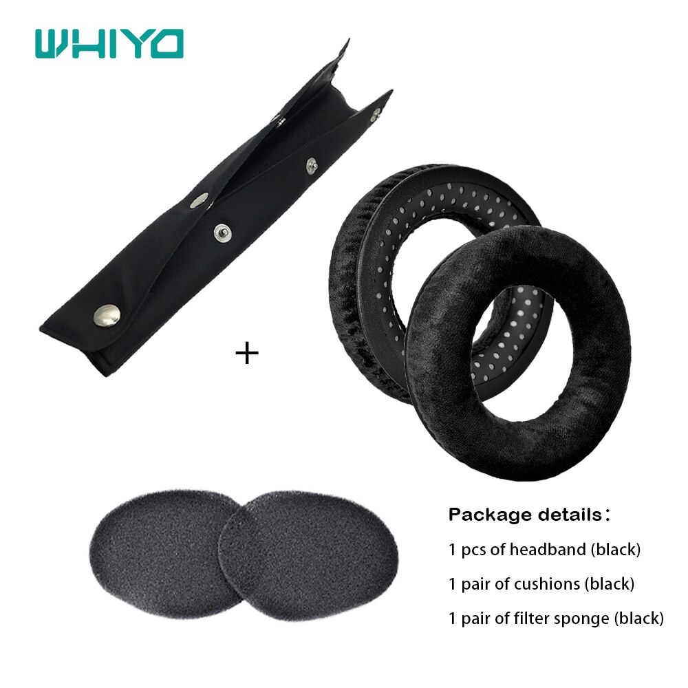 Whiyo Coussinets D'oreille Bandeau pour Beyerdynamic DT770 DT880 DT990 PRO DT531 DT690 DT811 DT911 DT931 DT860 DT440 DT660 Coussins Pare-chocs: royal blue