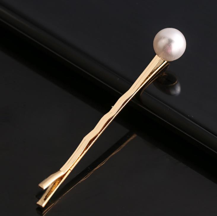 imitation pearl hairpin women's girl handmade pearl flower hairpin hair accessories