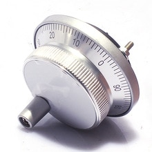 5V, 60mm, 80mm CNC Pushbutton, Pulse Generator, Manual, Rotary Encoder, Electronic, 4-Pin, 6: Silver / 60mm / 4Pin 5V - 100PPR