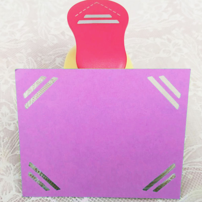 R4 R7 R10 3 In 1 Ecke Allrounder Papier Schläge Grenze Punch Runde Ecke Papier Cutter Karte Scrapbooking für DIY handgemachte Handwerk: Brown
