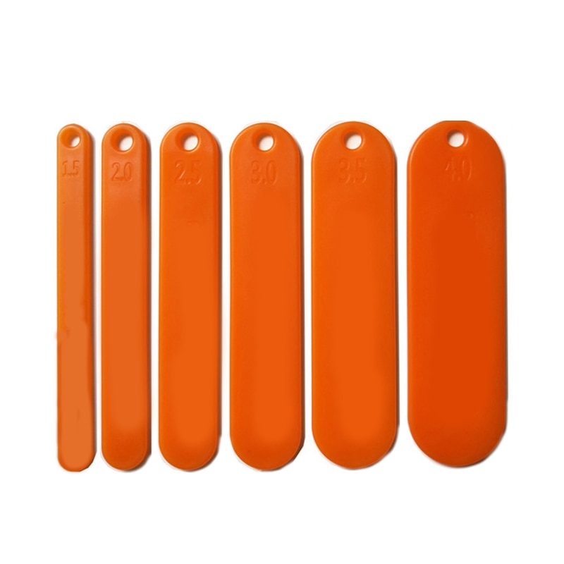 6pcs/lot Fishing Netting Shuttle 6 Size Tackle Plastic Net Making Repair Tools Handmade fishing nets tool