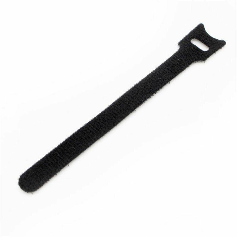 50Pcs Reusable Black Cable Cord Nylon Strap Hook Loop Ties Tidy Organiser Tool Multiple Colour