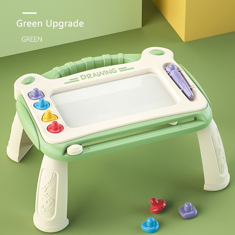 Children's picture board color magnetic graffiti board baby toys give baby's best: Green Upgrade