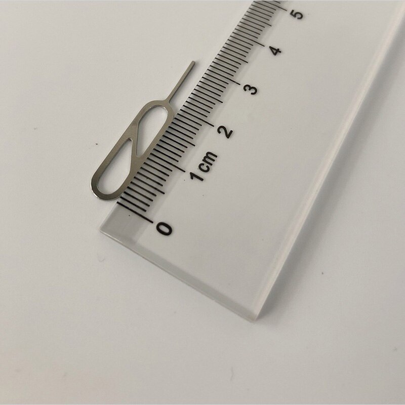 5Pcs Sim Card Tray Removal Eject Pin Key Gereedschap Rvs Naald Ejector Voor Mobiele Telefoon Instrument Onderdelen Accessoires