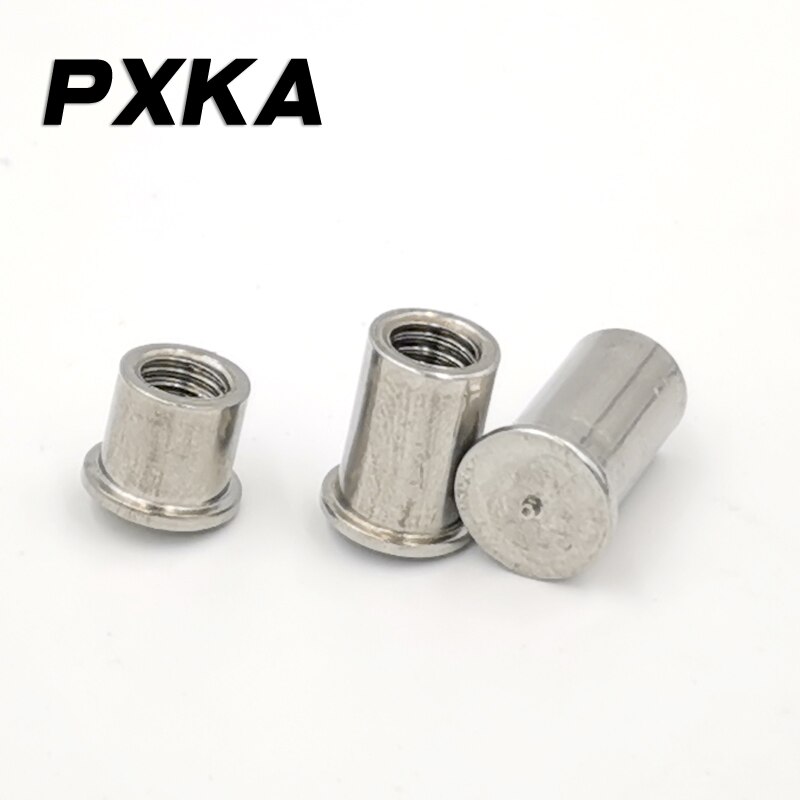 Perno de soldadura de acero inoxidable M5 M6 304, tuerca de soldadura de punto redondo, tuerca de fijación, Perno de PCB