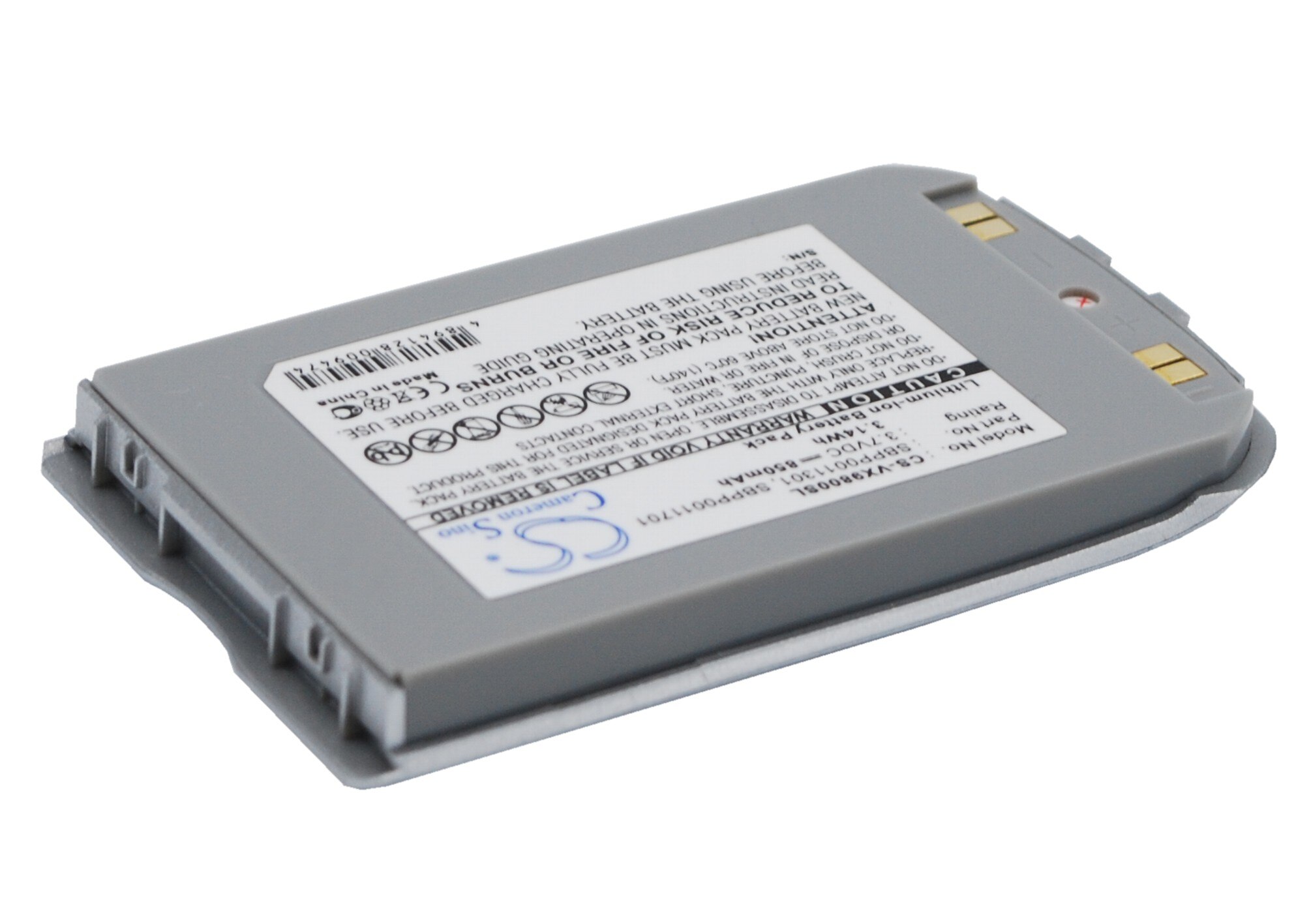 Cs 850Mah Batterij Voor Lg V, VX9800, VX-9800 SBPP0011301, SBPP0011701