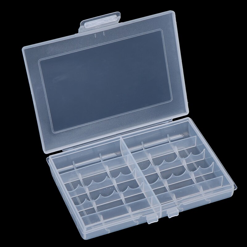 Nuttig 1x Hard Plastic Battery Case Box Holder Opslag Voor 10 Aa/Aaa Batterijen