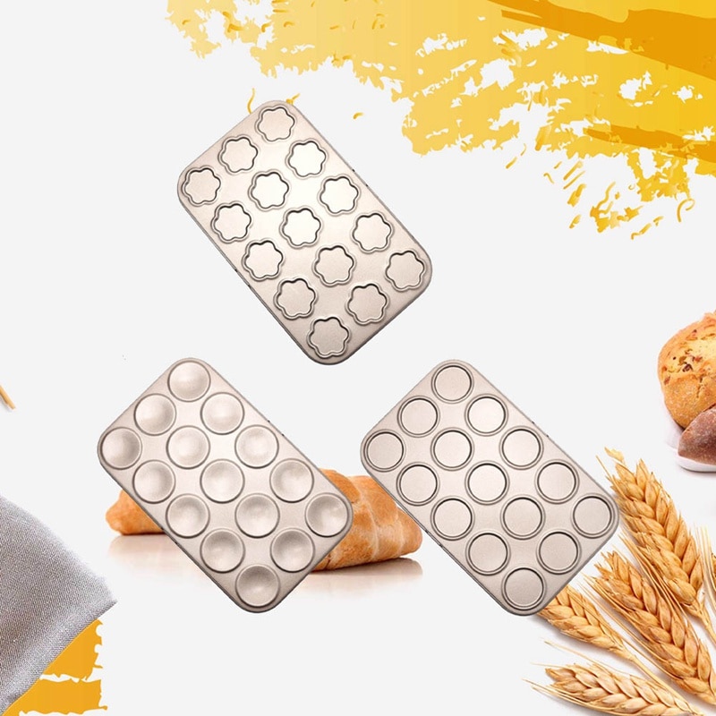 15- gats koolstofstalen bakmat voor macarons, antiaanbak bakmat, bakvorm, gebak, cakemat, bakgereedschap