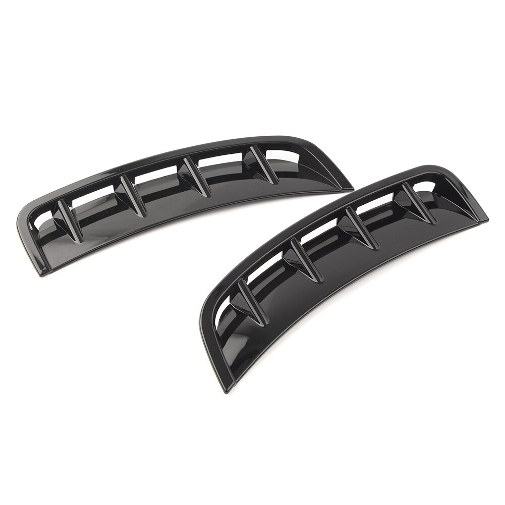Glanzend Zwarte Auto Voorwiel Abs Air Vent Kap Spatbord Voor Mercedes-Benz A-Klasse W177 A200 A250 a220 A35 Amg 2 Stks/set