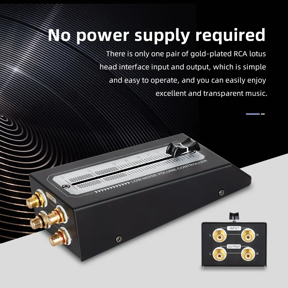 Precyzyjny pasywny regulator głośności przedwzmacniacza Przedwzmacniacze HiFi pasują do wzmacniaczy mocy lub aktywnych głośników