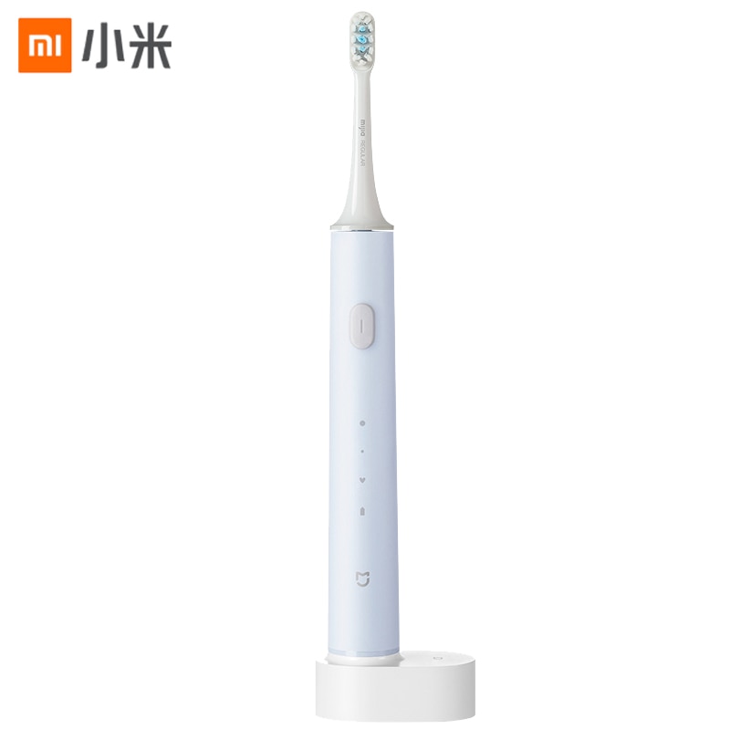 Originele Xiaomi Mijia Oplaadbare Elektrische Sonische Tandenborstel T500 IPX7 Waterdicht Blauw Roze Wit Kiezen Tandenborstel