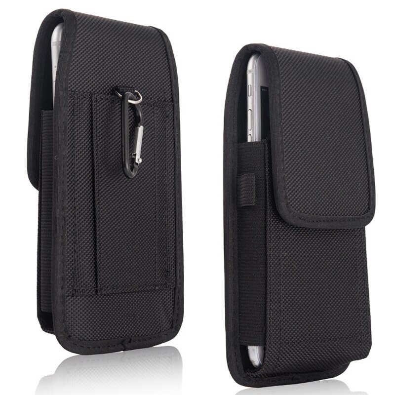 Riemclip Telefoon Case Voor Samsung Galaxy Note 10 Lite Nylon Sleeve Bag Taille Holster Case Cover Voor Samsung Note 10 Plus Note10 +