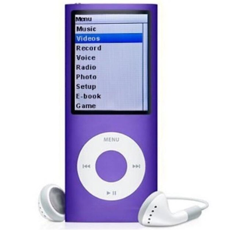 Lcd 1.8 inch 8gb ( virtual 32gb)  sport  mp3 player music playing 4th gen with fm radio e-book hd video  mp4 player: Lilla