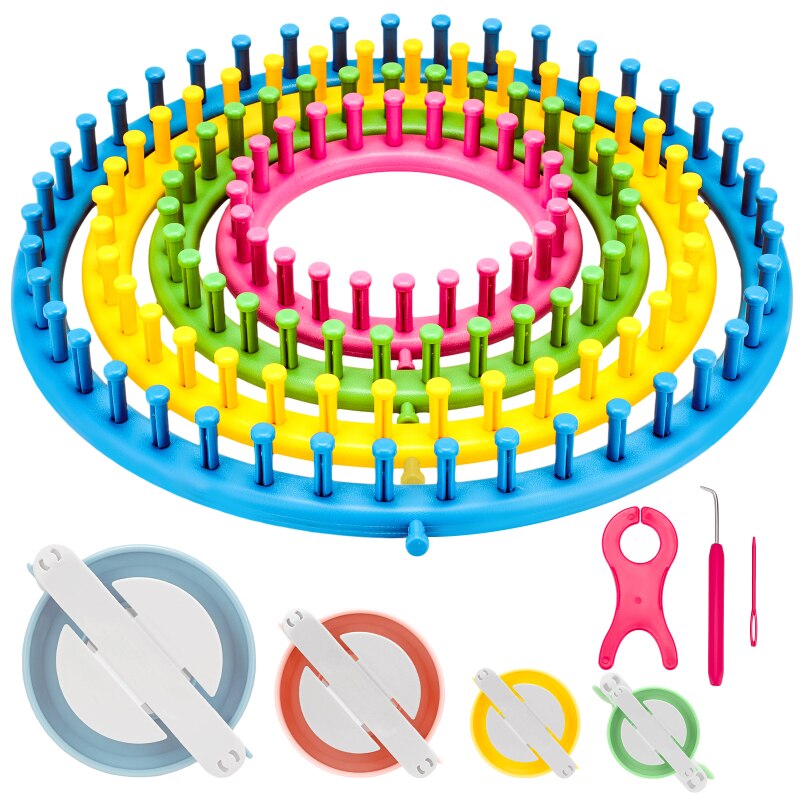 Weaving Loom Knitting Loom Flower Daisy Knit Pattern Maker Wool Yarn Needle Loom Knitting Tools