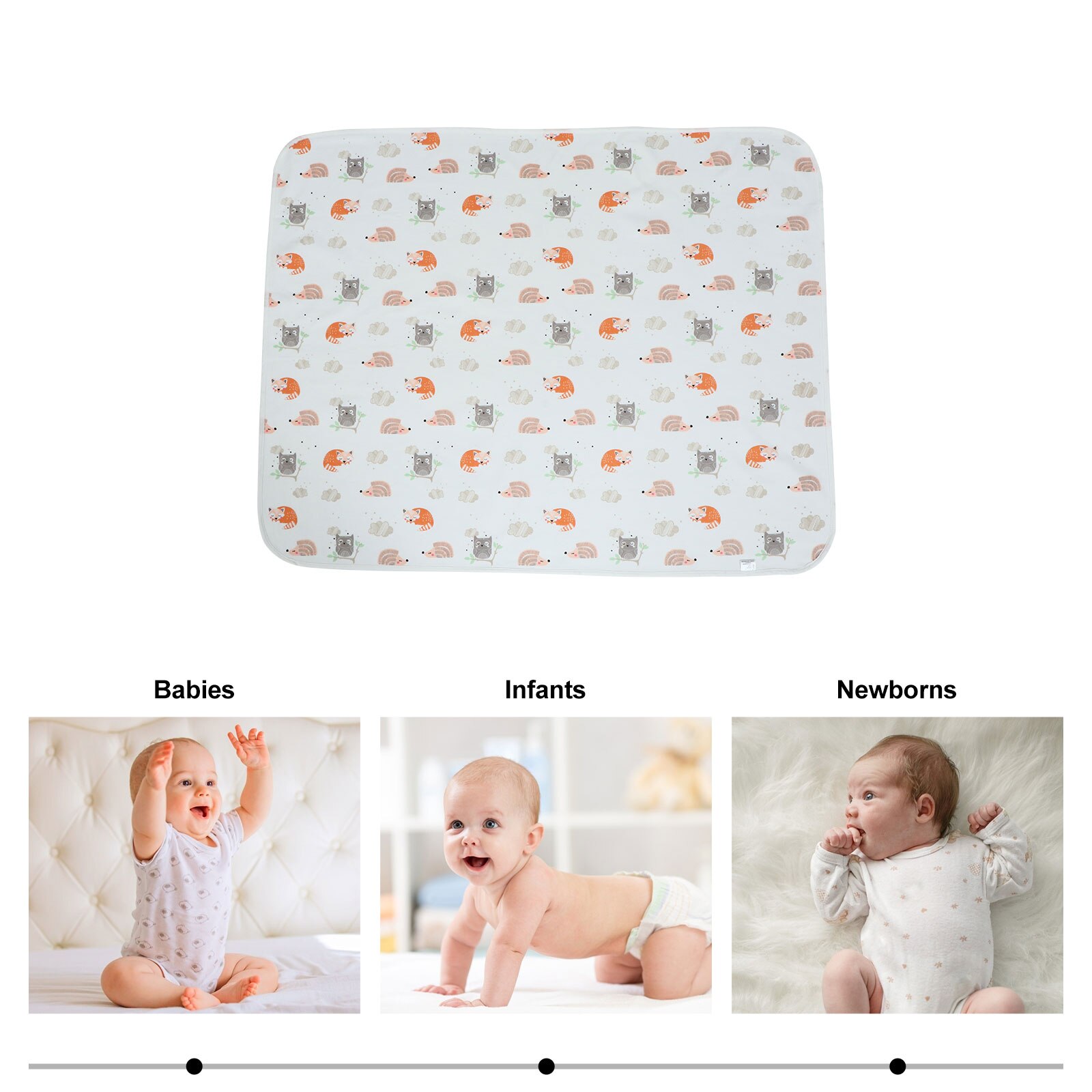1pc Washable Baby Mat Bed Protection Absorbent Pad Waterproof Baby Piss Pad