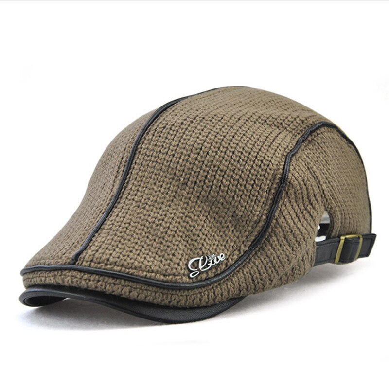 Berretti da campeggio Unisex in lana con cappuccio da Golf cappelli da sole regolabili: coffee
