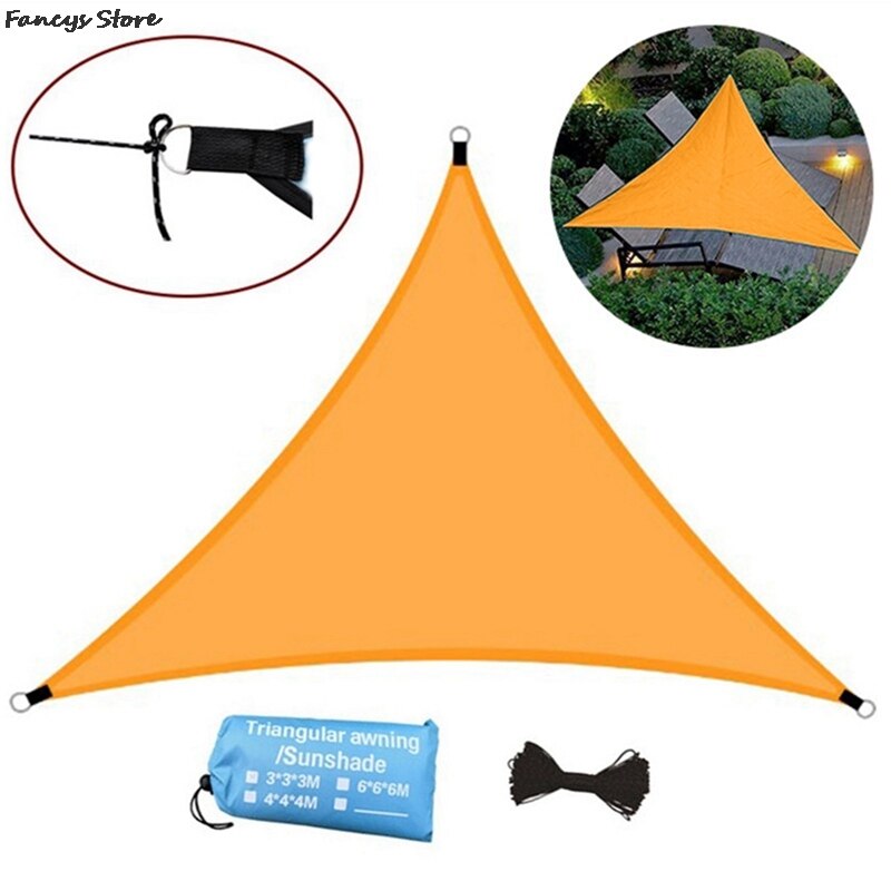 3M Triangle Sun Shade Sail Canopy For Block Sun Shelter For Outdoor Facility Activities Backyard Awning Swimming Pool Villa: OR