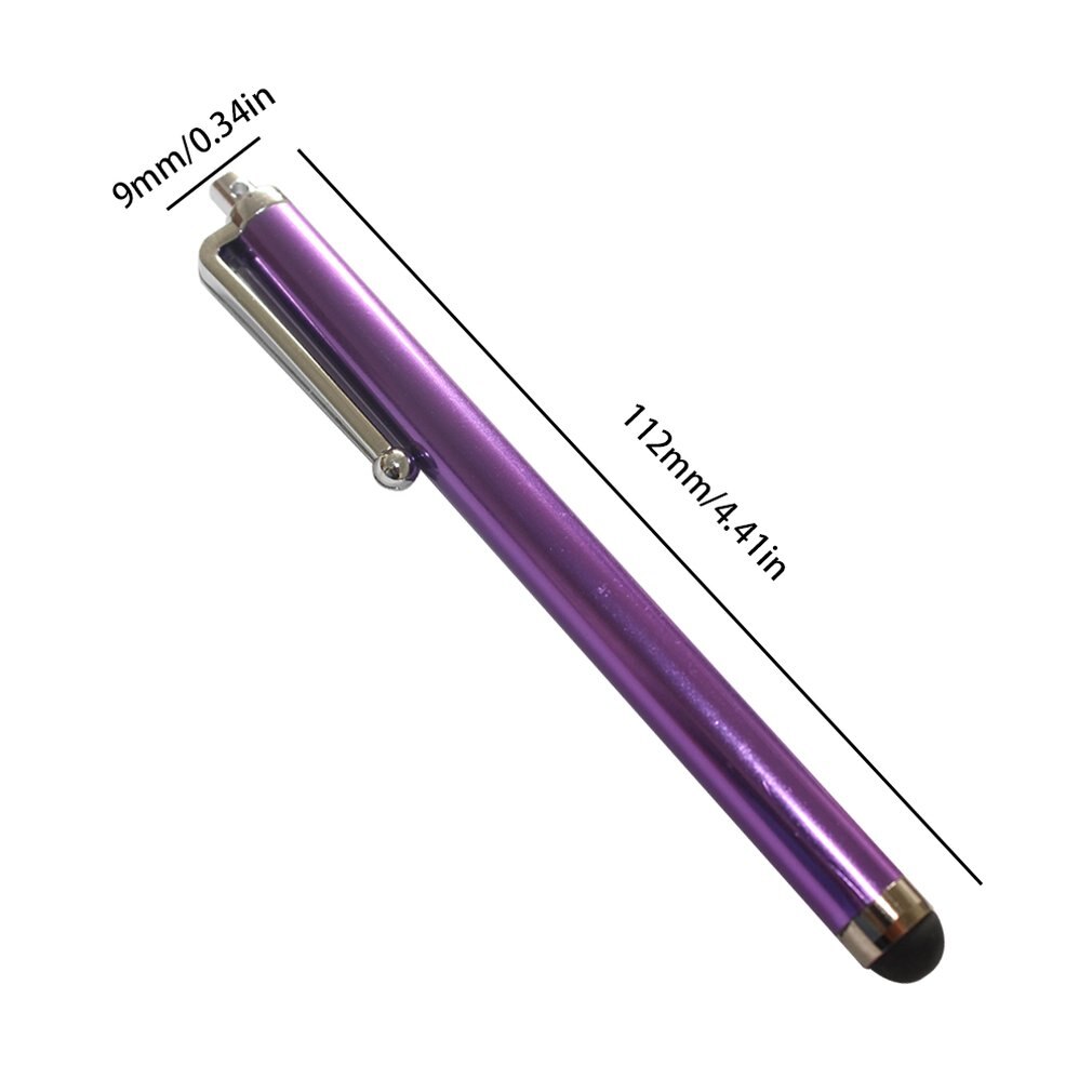 Licht Mobiele Telefoon Condensator Pen Metalen Handschrift Touch Screen Pen Mobiele Telefoon Tablet Universele Touch Pen