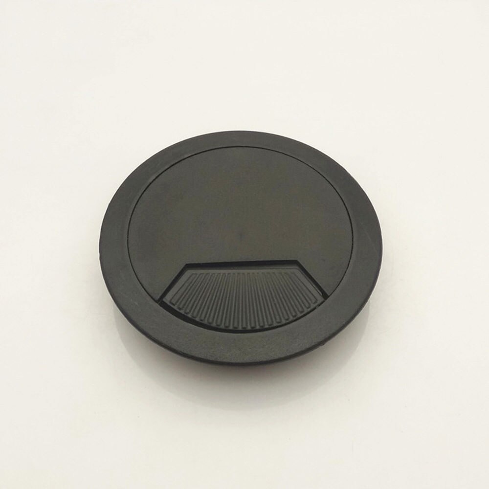 Kontor bord plast wire box wire box huldæksel åbning hardware møbler hardware tråd hul dækker