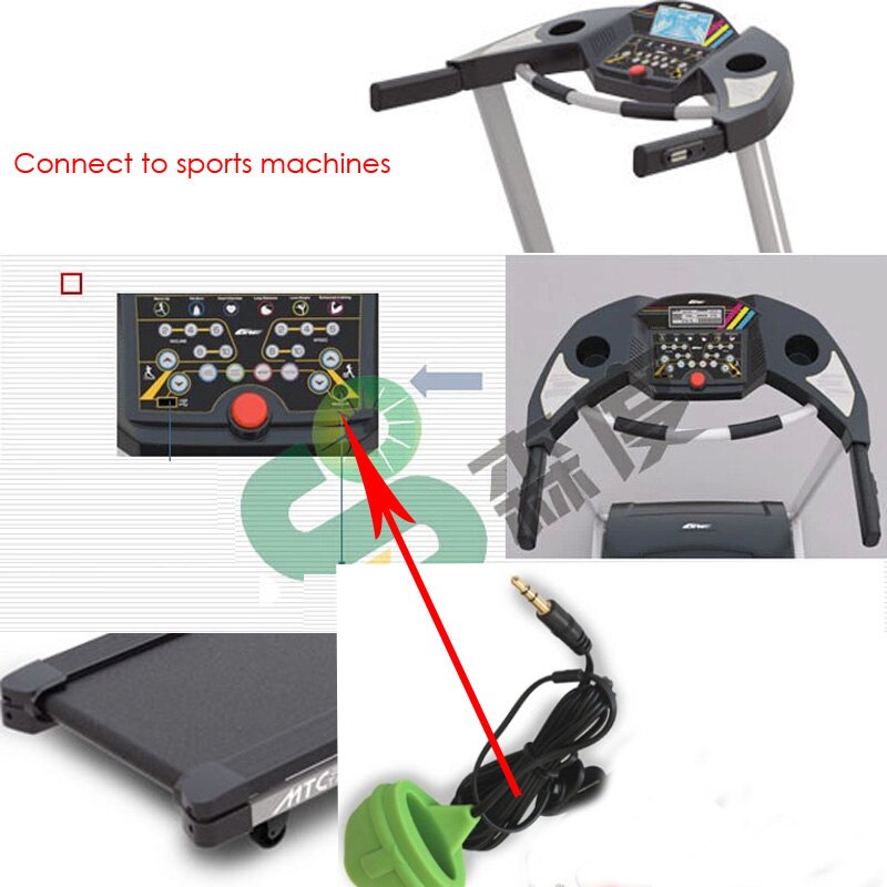 Cardio doigt compteur d'impulsions pour KETTLER cardio fitness équipement surveillance de la fréquence cardiaque infrarouge capteur de fréquence cardiaque du bout des doigts