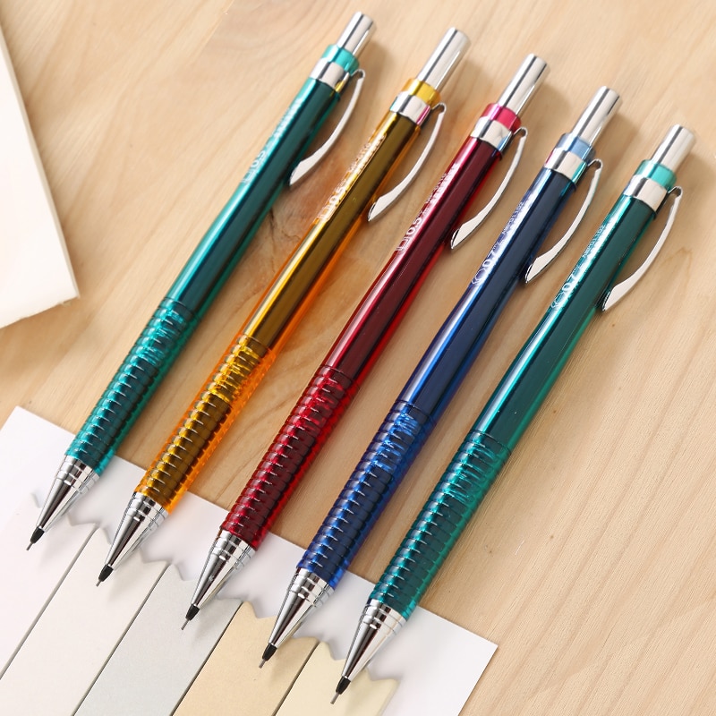 Andstal Fully Automatic Mechanical Pencil "NO NEED TO PUSH BUTTON" 0.5mm 0.7mm M&amp;G Plastic Auto Pencils Cute Kawaii For School