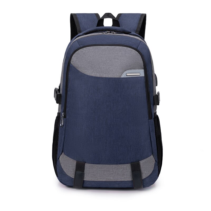 Campingrucksack für #39 , usb-ladefunktion, laptoptasche für 15.6/17 in laptops, business-rucksack, pendlerrucksack, großer reiserucksack, schulrucksack für jugendliche: Blau