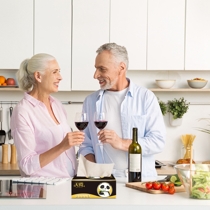 240 Sheet/Pack Bamboo pulp Tissues Facial Tissue Rectangular Tissue Paper Hand Towel Tissues Cube Paper Towels Toilet Paper