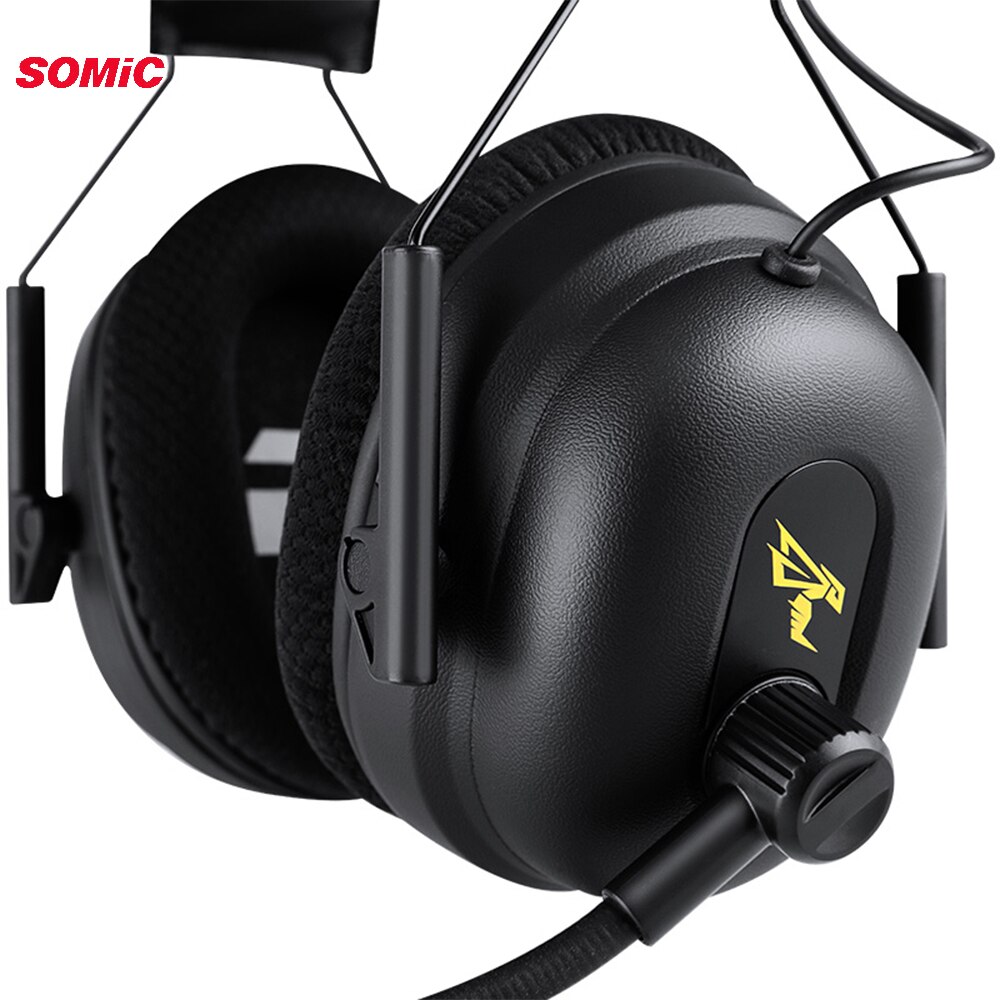 SOMIC G936N PS4 Gaming Headset 7.1 Virtual 3.5mm Wired PC Stereo Oortelefoon Hoofdtelefoon met Microfoon voor Xbox Laptop