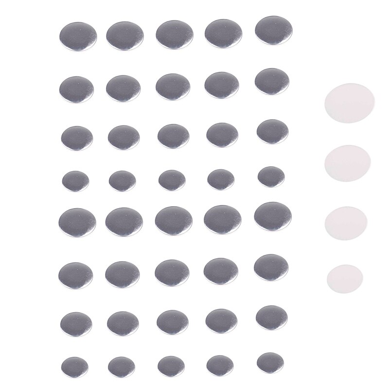 10 stuks metalen doe-het-zelf knutselmaterialen, plastic metalen blanco badgespeld knooponderdelen, benodigdheden voor kleding badgeknopenmaker 37-58mm