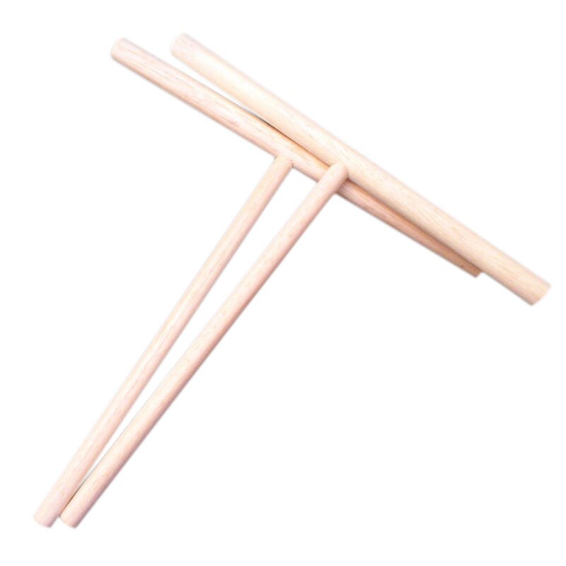 2 stücke T Form Holz Crepe Maker Pfannkuchen Teig Treuer Stick Home Küche Werkzeug DIY Pfannkuchen Restaurant Cateen Speziell Supplie