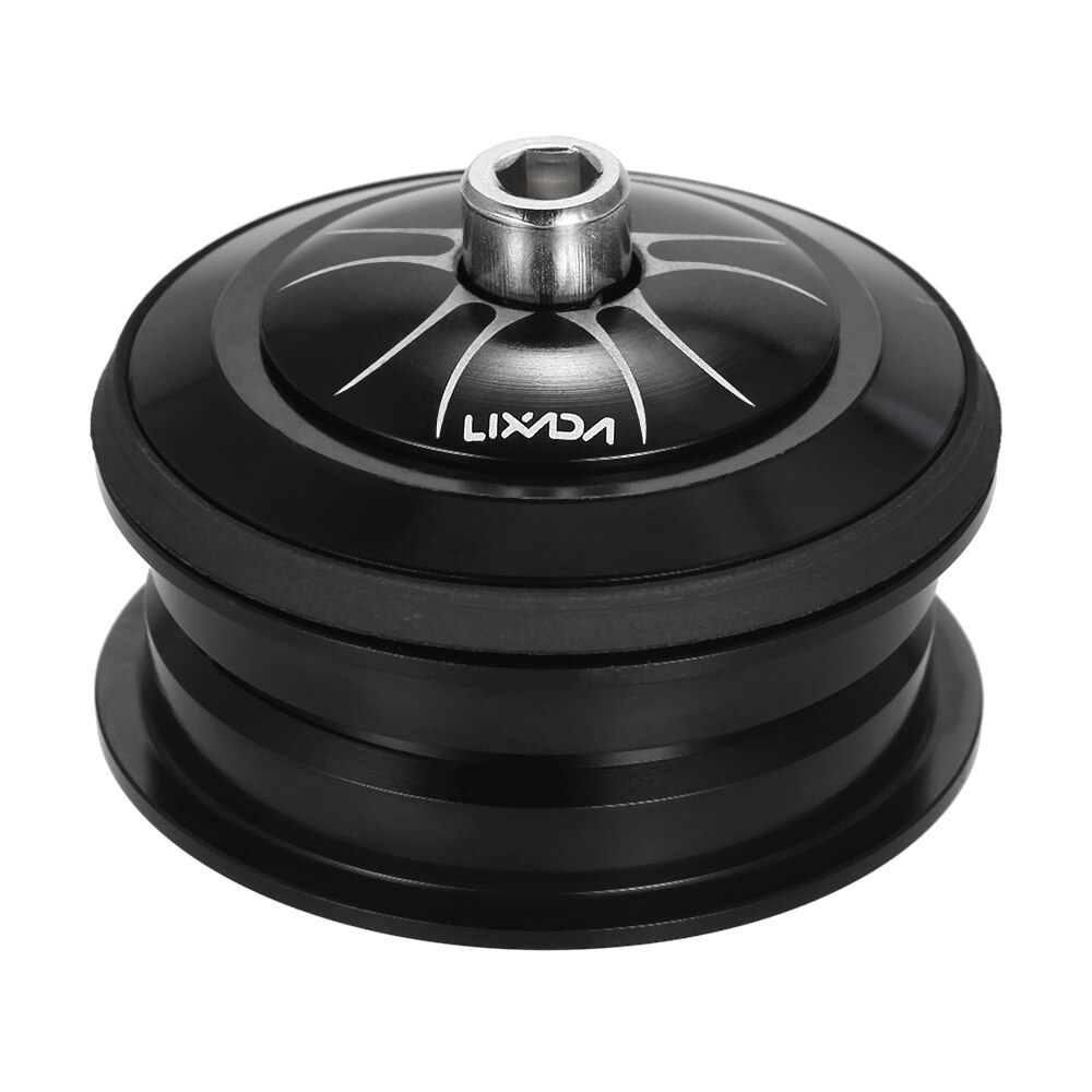 Lixada Head Part Cover Steering Bicycle Headset CNC Threadless Tapered Bike Spacer Ring Sealed Cartridge Steering Column Bearing