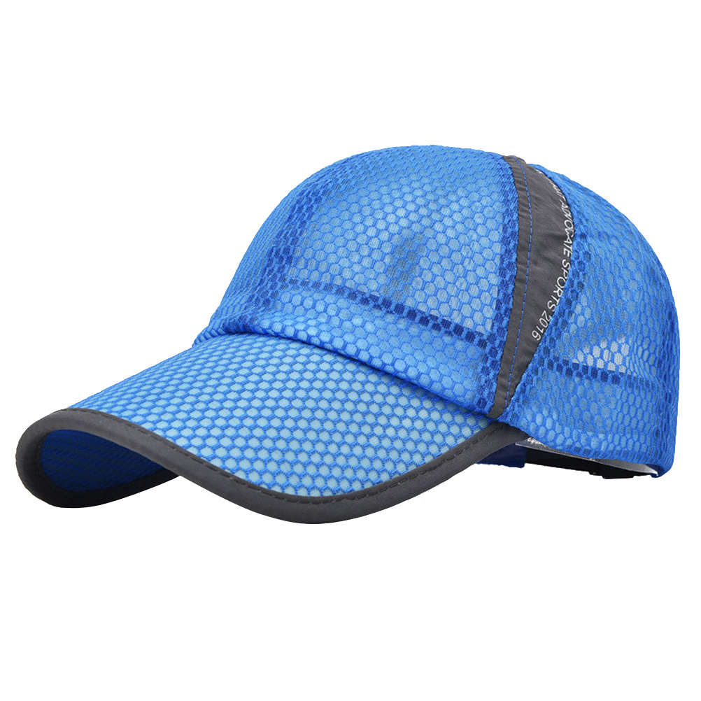 1 PC Mannen Caps Casual Sneldrogende Draagbare Mesh Sport Baseball Helmen Sport Caps Baseball Caps Voor Buiten Activiteiten: Royal Blue