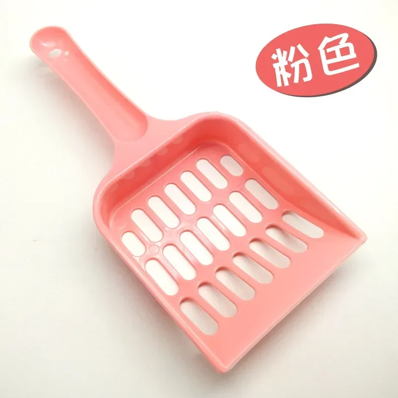 Duurzame Dikke Kattenbakvulling Schop Kat Scoop Schop Afvalbak Huisdier Schoonmaken Tool Plastic Kat Zand Toiletbenodigdheden Schonere Lepels: Roze