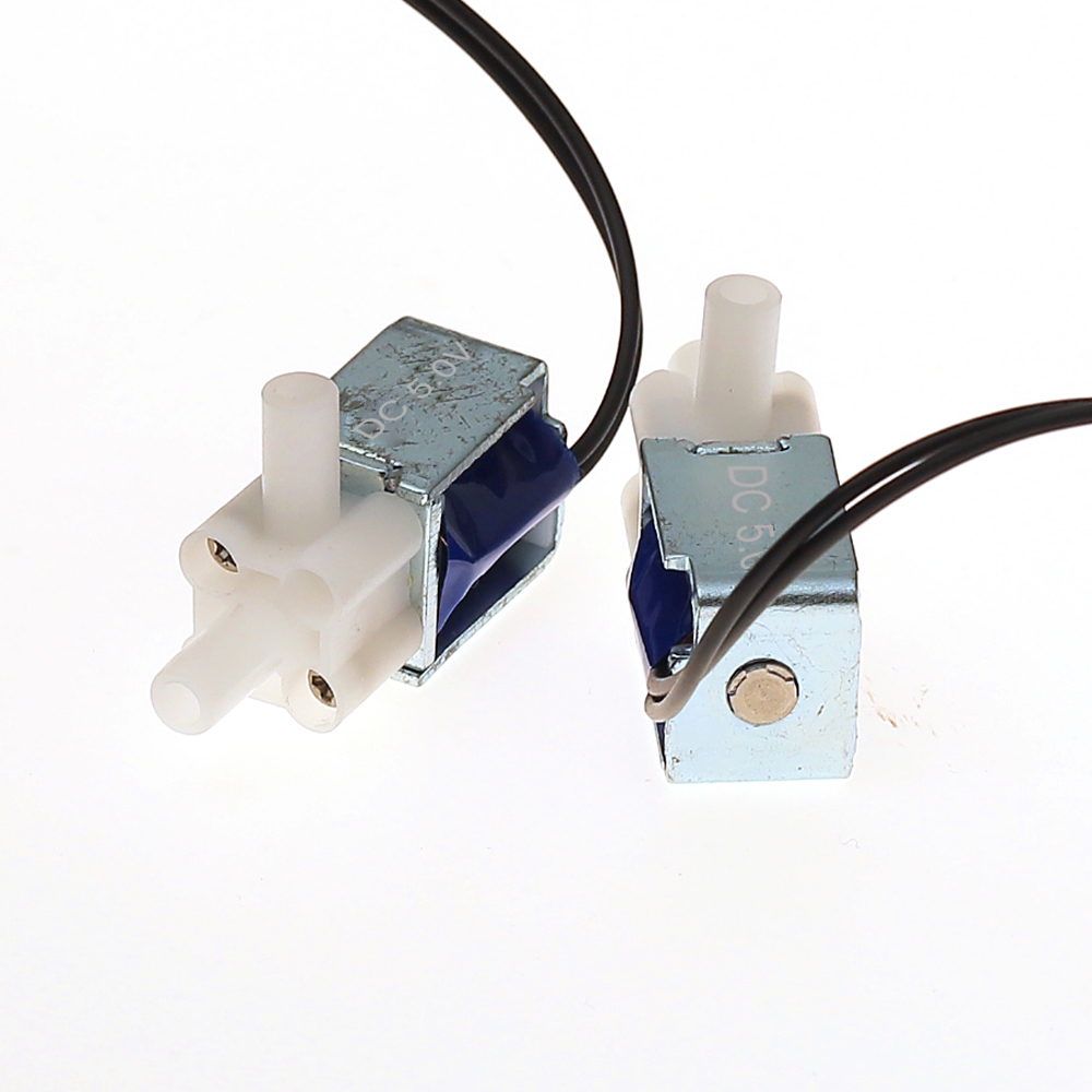 Micro Mini Elettrovalvola Normalmente Chiusa DC 5V 6V Controllo Elettrico Valvola Acqua Valvola di Scarico Piccolo Solenoide Bidirezionale