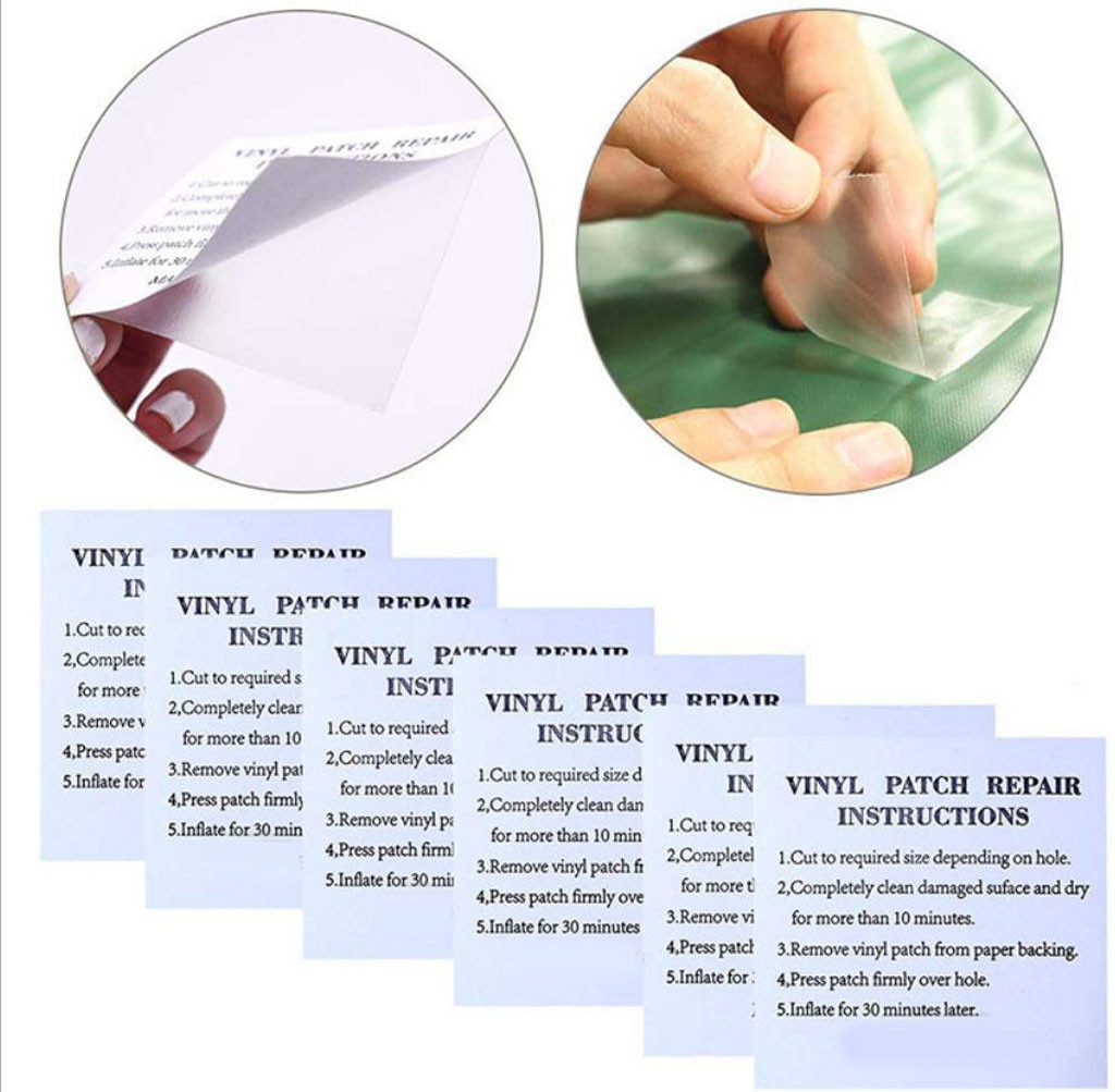 10/30 pcs Swimming Float Repair Kit PVC Puncture Repair Patch Glue Kit Adhesive For Inflatable Pools Float Air Bed Dinghies #YL5