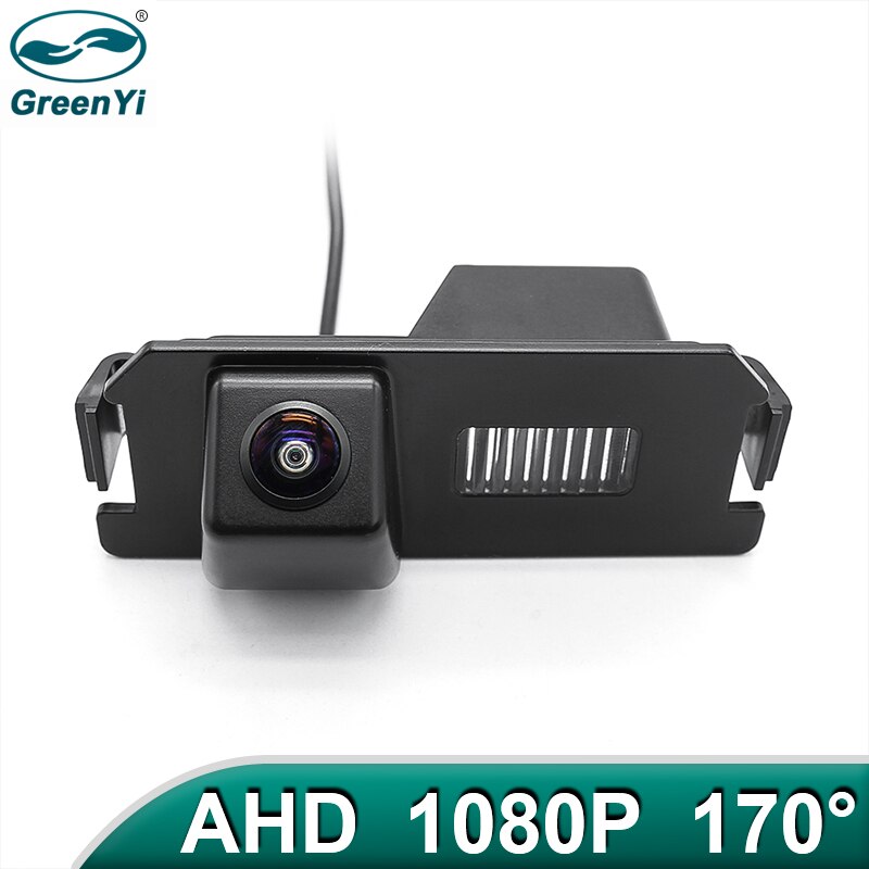 GreenYi 170 Degree 1920x1080P HD AHD Night Vision Vehicle Rear View Reverse Camera For Hyundai I10 I20 I30 Solaris Tiburon Car
