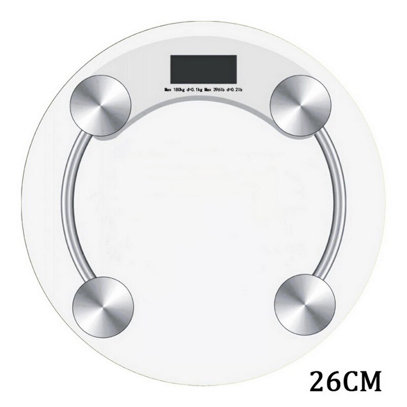 Badeværelse kropsfedt bmi vægt vægt vægt gulv lcd display krop elektronisk smart vægte: 26cm