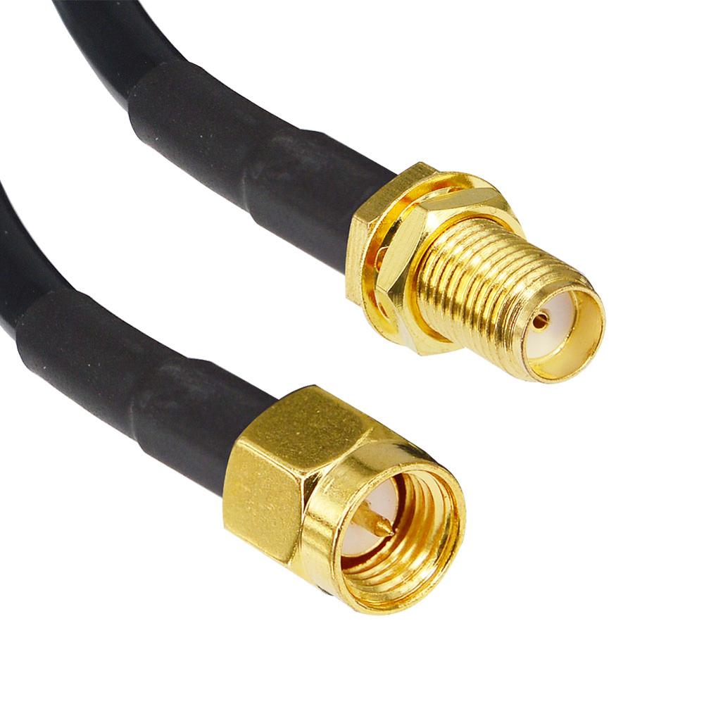 10M SMA Cable Male to SMA Female Antenna Extension Connector RG58