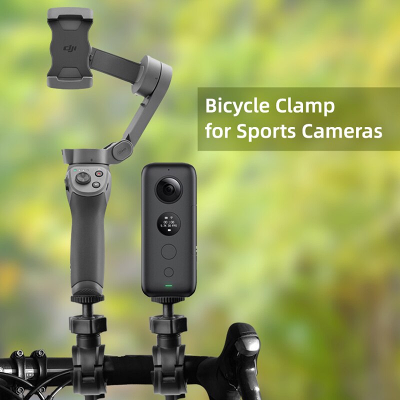 Fiets Houder fiets clip Voor Insta360 EEN X/EVO 360 Graden Rotatie Voor Xiaomi Voor Insta 360 Een X video Camera Voor 360 Camera